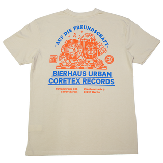 Coretex x Bierhaus Urban - Auf Die Freundschaft Heavy Oversize T-Shirt sand