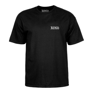 Bones Wheels - Short Stitch T-Shirt black