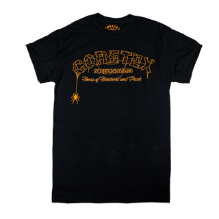 Coretex - Logo Spider Web T-Shirt black/orange