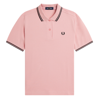 Fred Perry - Twin Tipped Girl Polo Shirt G3600 chalky pink N87 XL