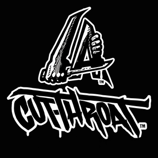 Cutthroat LA - Fear By Design white black splatter LP