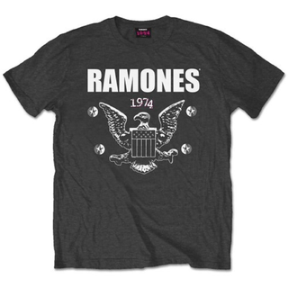 Ramones - 1974 Eagle T-Shirt charcoal