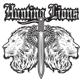 Hunting Lions - Light white printed b-side 12