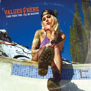 Values Here - Take Your Time, Ill Be Waiting ltd transparent amber LP