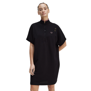 Fred Perry - Amy Tipped Pique Dress SD6542 Black 102 M