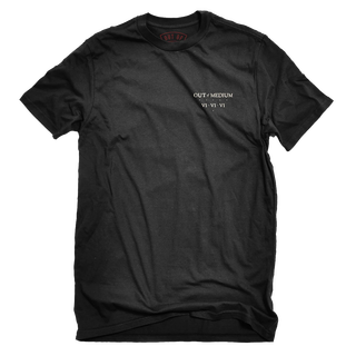 Out Of Medium - The Burning Church T-Shirt black