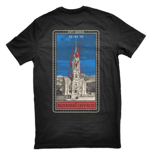 Out Of Medium - The Burning Church T-Shirt black