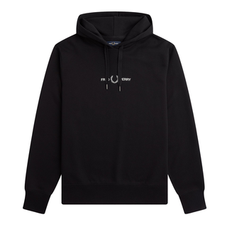 Fred Perry - Embroidered Hooded Sweatshirt M4728 black 184