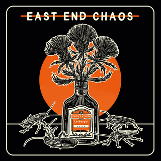 East End Chaos - Endstation Lethargie orange black swirl LP