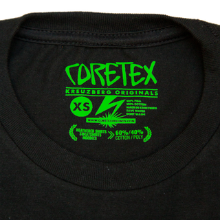Coretex - Coloured Lightning T-Shirt black