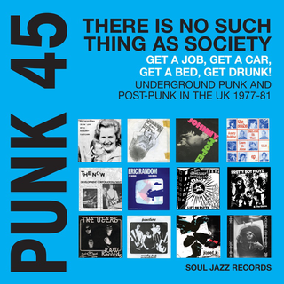 V/A - Punk 45! Theres No Such Thing As Society cyan 2LP