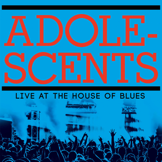 Adolescents - Live At The House Of Blues blue light blue splatter LP