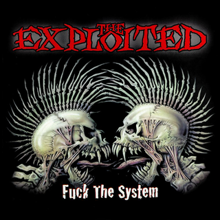 Exploited, The - Fuck The System clear red black splatter 2LP