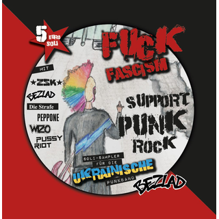 V/A -  Fuck Fascism Support Punk Rock one-sided 12