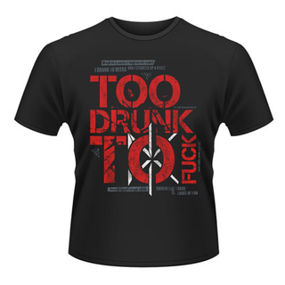 Dead Kennedys - Too Drunk To Fuck T-Shirt black/red L
