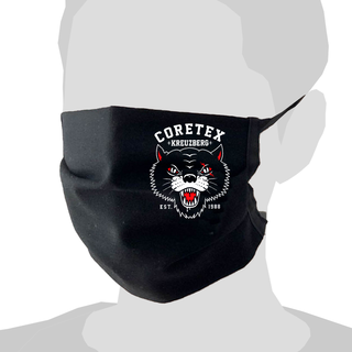 Coretex - Panther Covid-19 Maske Black
