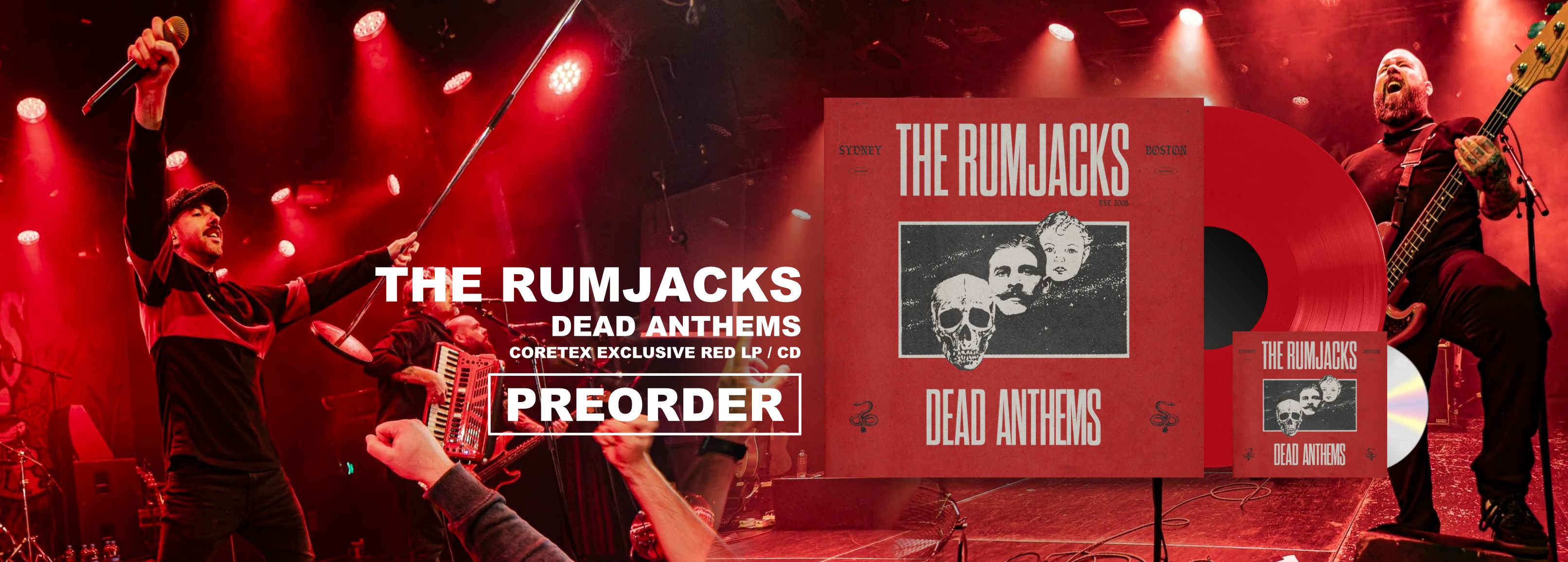 THE RUMJACKS - Dead Anthems PRE-ORDER