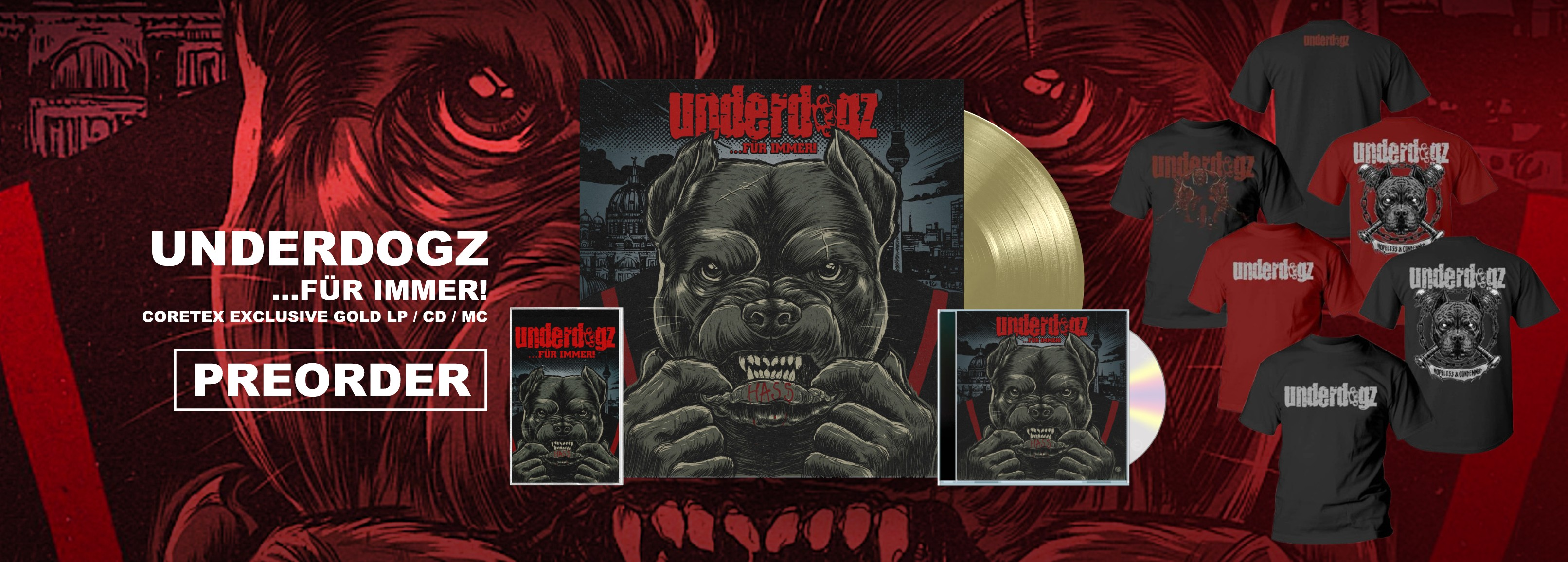 UNDERDOGZ ...FUER IMMER! PREORDER