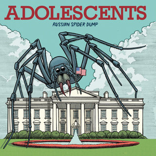 Adolescents - Russian Spider Dump red LP
