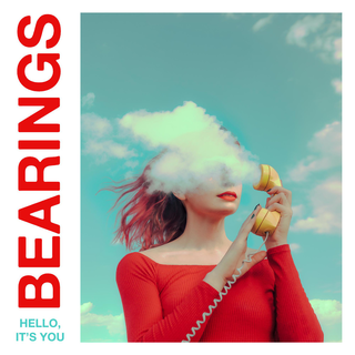 Bearings - Hello, Its You white & blood red pinwheel LP