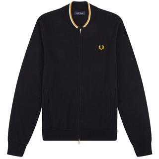 Fred Perry - Knitted Zip Through Bomber K9561 black 102