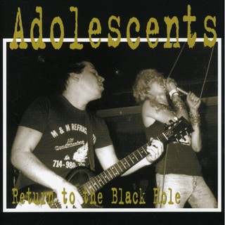 Adolescents - Return To The Black Hole yellow LP
