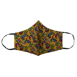 Relco London - Mask Mustard Paisley 609