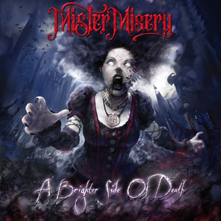 Mister Misery - A Brighter Side Of Death white red splatter LP