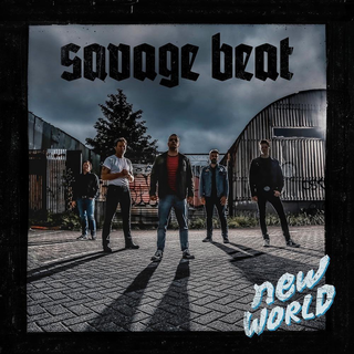 Savage Beat - New World black 12 with blue screenprint