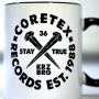 Coretex - Nails Logo ceramic mug black