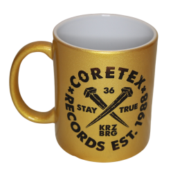 Coretex - Nails Logo ceramic mug gold