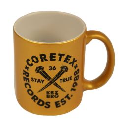 Coretex - Nails Logo ceramic mug gold