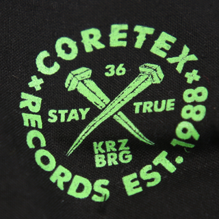 Coretex - Nails Green Covid-19 Maske Black