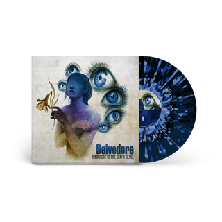 Belvedere - Hindsight is the Sixth Sense ltd. transparent blue with splatter LP