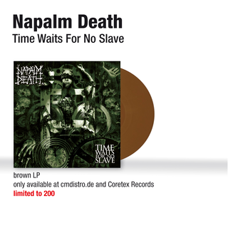 Napalm Death - Time Waits For No Slave ltd. brown LP