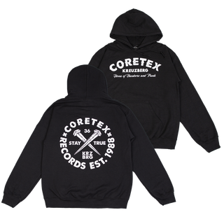 Coretex - Nails Hooded Sweatshirt Black