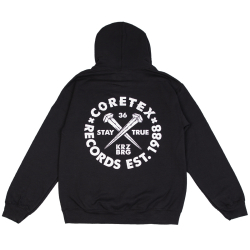 Coretex - Nails Hooded Sweatshirt Black