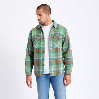 Brixton - Bowery L/S Flannel Longsleeve Shirt toffee