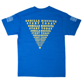 Gorilla Biscuits - Start Today T-Shirt royal blue L