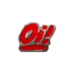 Oi! - logo red silver