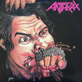 Anthrax - Fistful Of Metal ltd. red black splatter LP