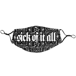 Sick Of It All - Pattern Reversible Mask