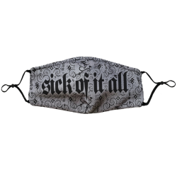 Sick Of It All - Pattern Reversible Face Mask