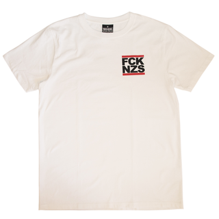 FCK NZS - Pocket Print Logo T-Shirt white XXL
