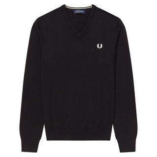 Fred Perry - Classic V Neck Jumper K9600 black 102 S