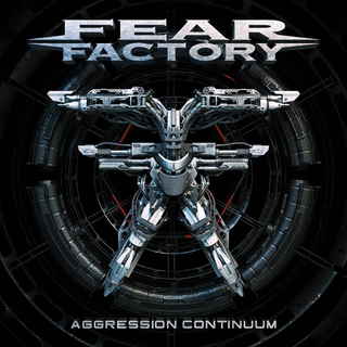 Fear Factory - Aggression Continuum ltd. transparent red black marbled 2xLP