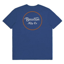 Brixton -  Wheeler II S/S TLRT T-Shirt Marine Blue