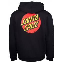 Santa Cruz - Classic Dot Zip Hood black