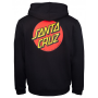 Santa Cruz - Classic Dot Zip Hood black