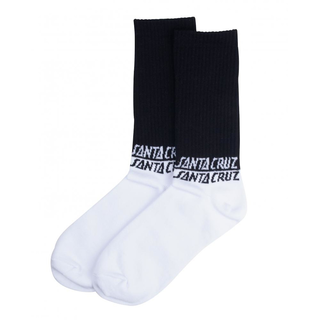 Santa Cruz - 50/50 Sock black white